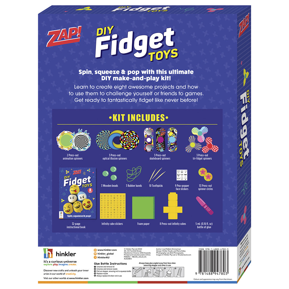 Zap! Extra DIY Fidget Toys Art And Craft Activity Kit 8y+
