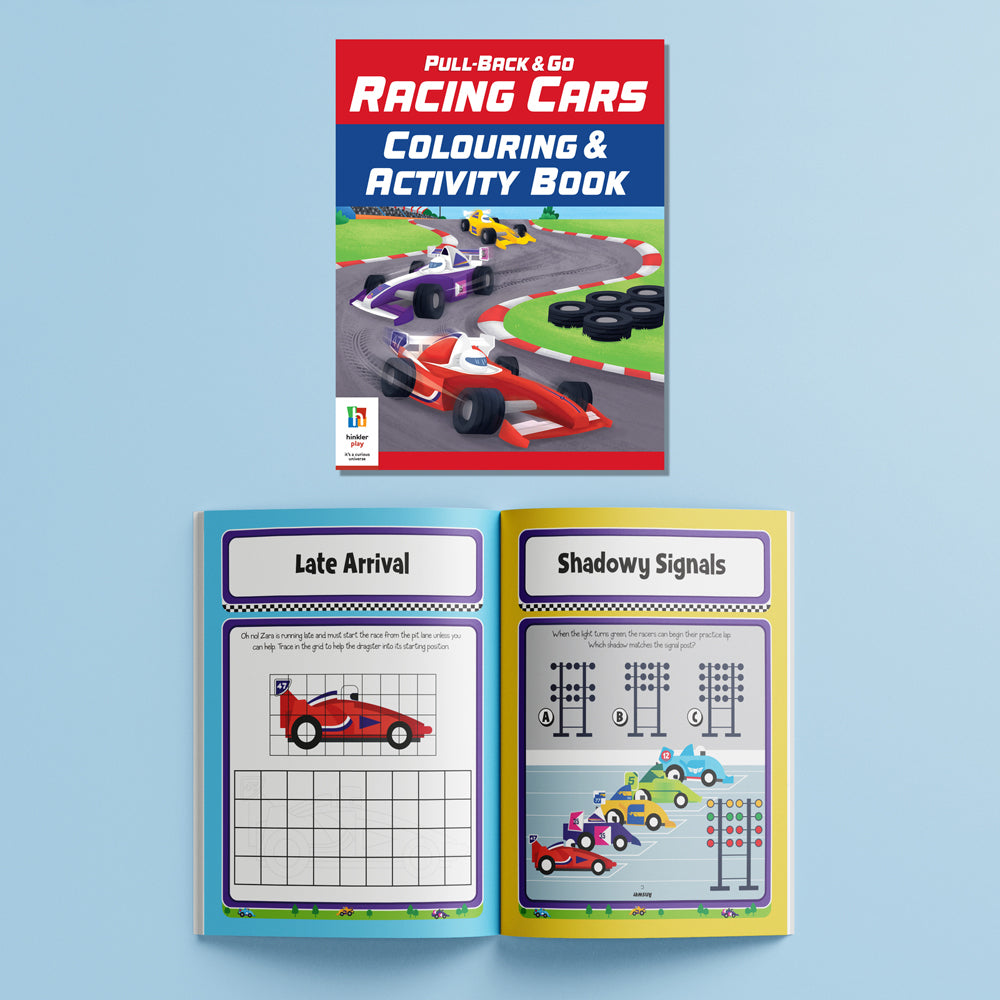 28pc Wonder Full Pull-Back & Go Kit Racing Cars Floor Puzzle/Book