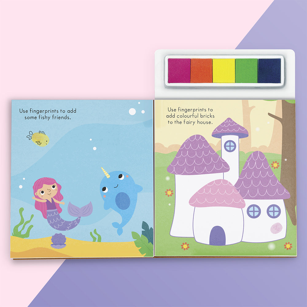 Kaleidoscope Magical Rainbowland Finger Prints Kids Book 3y+