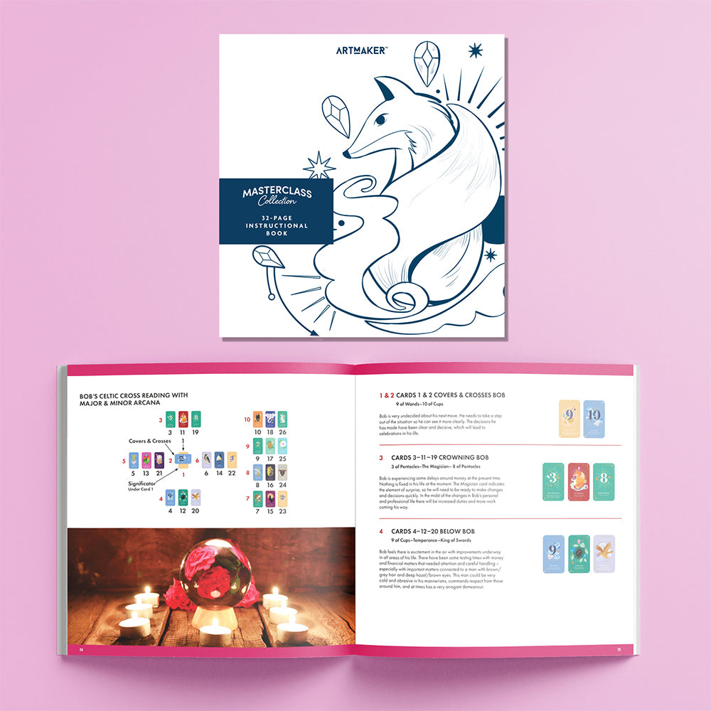 Art Maker Masterclass Collection Tarot Card Colouring Kit