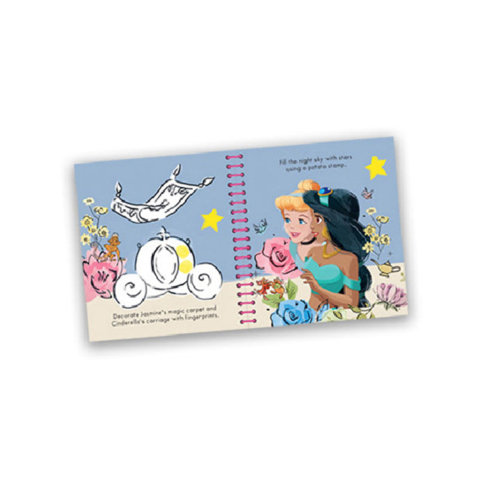 Kaleidoscope Disney Princess Finger Prints Kids Finger Painting Book 3y+