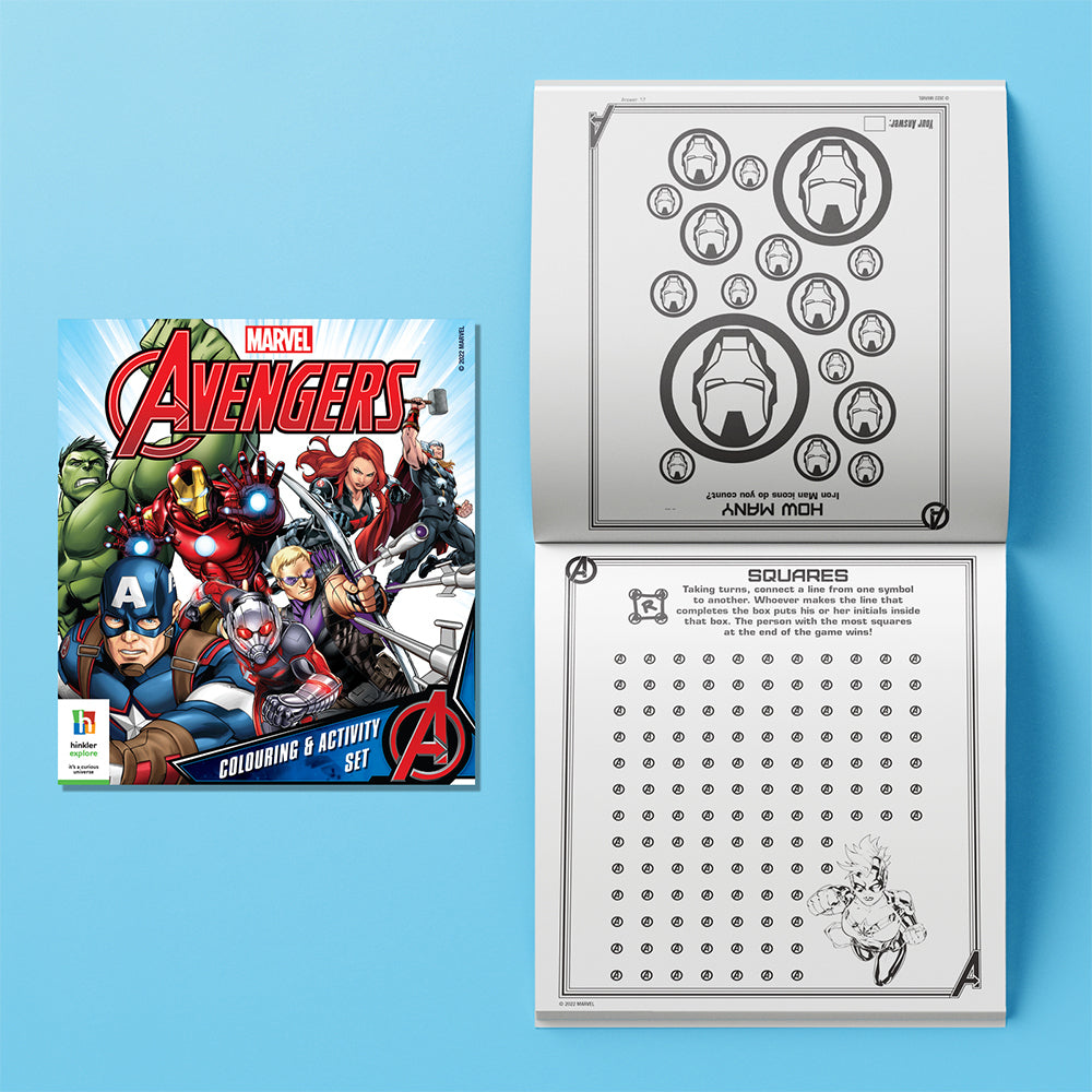 Kaleidoscope The Avengers Colouring & Activity Set Kids 3y+