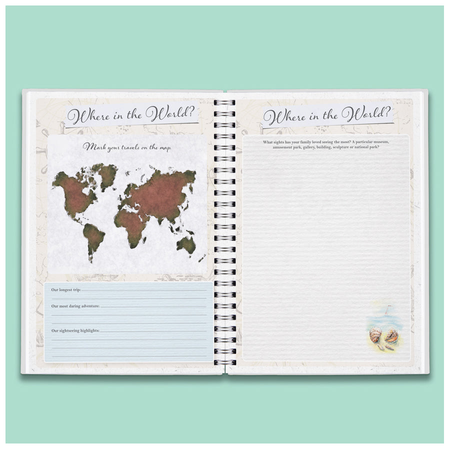 Paper Journey Our Family Memories Family Memory Keepsake Book