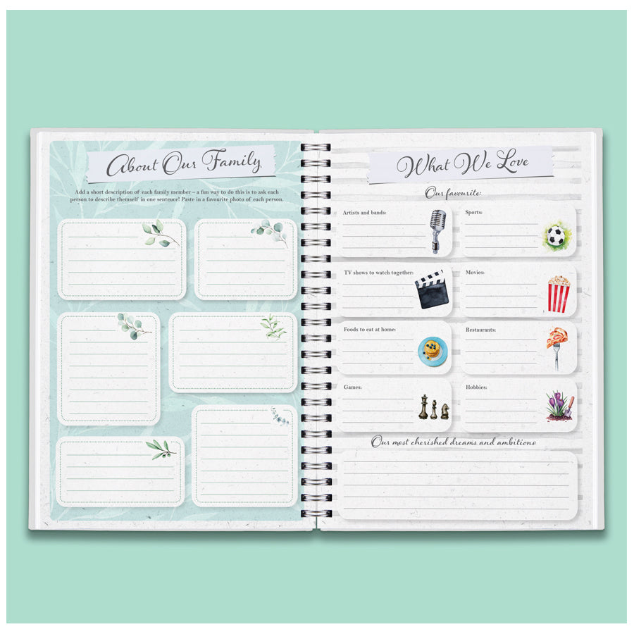 Paper Journey Our Family Memories Family Memory Keepsake Book