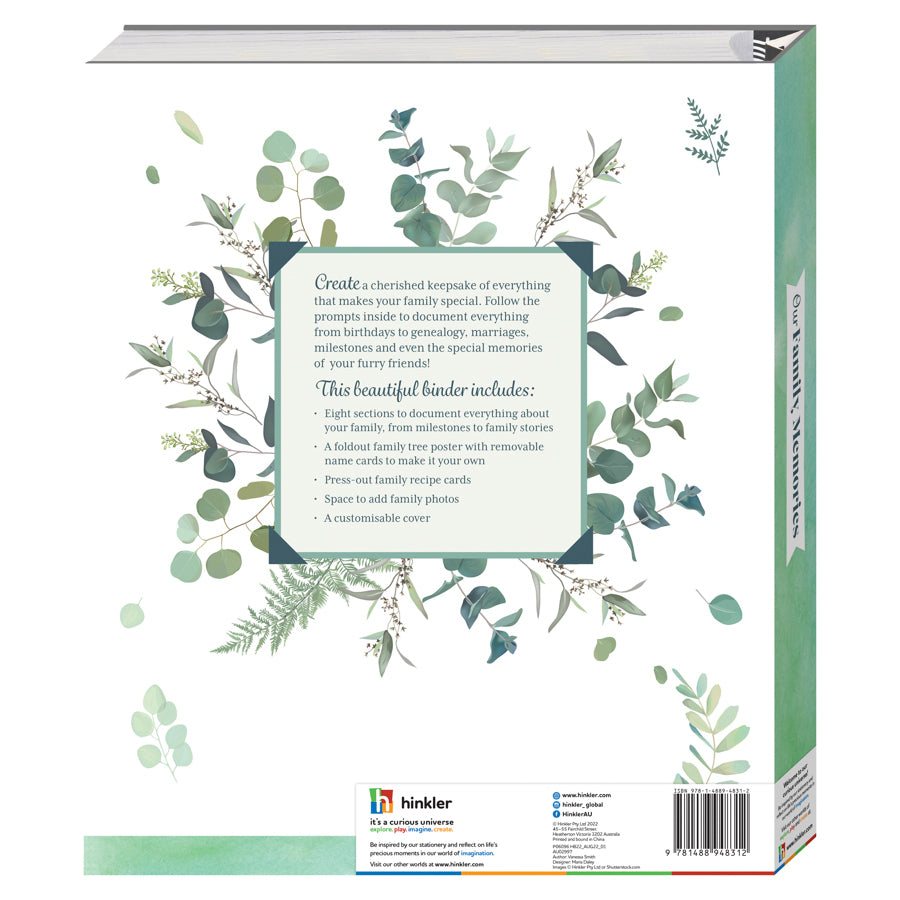 Paper Journey Our Family Memories Family Memory Keepsake Book