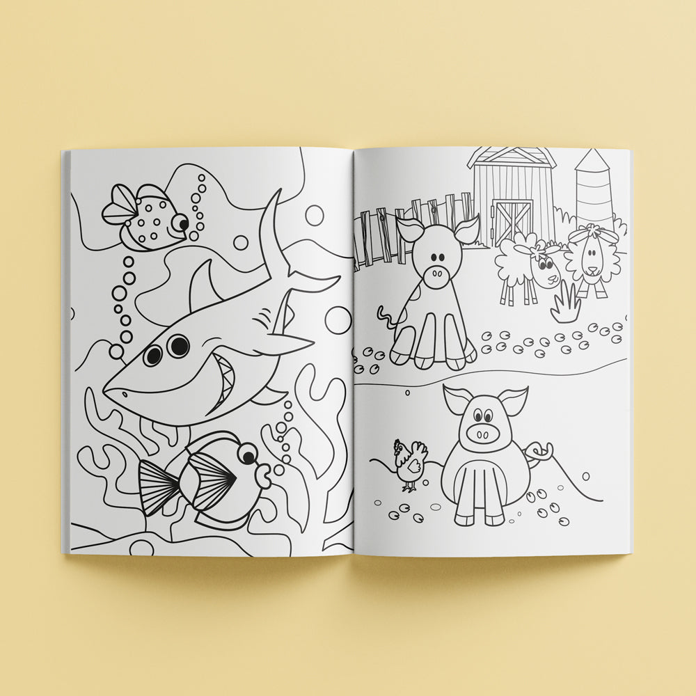 Elevate Ready Jet Set Go Travel Kit Activity Book Kids 5-10y