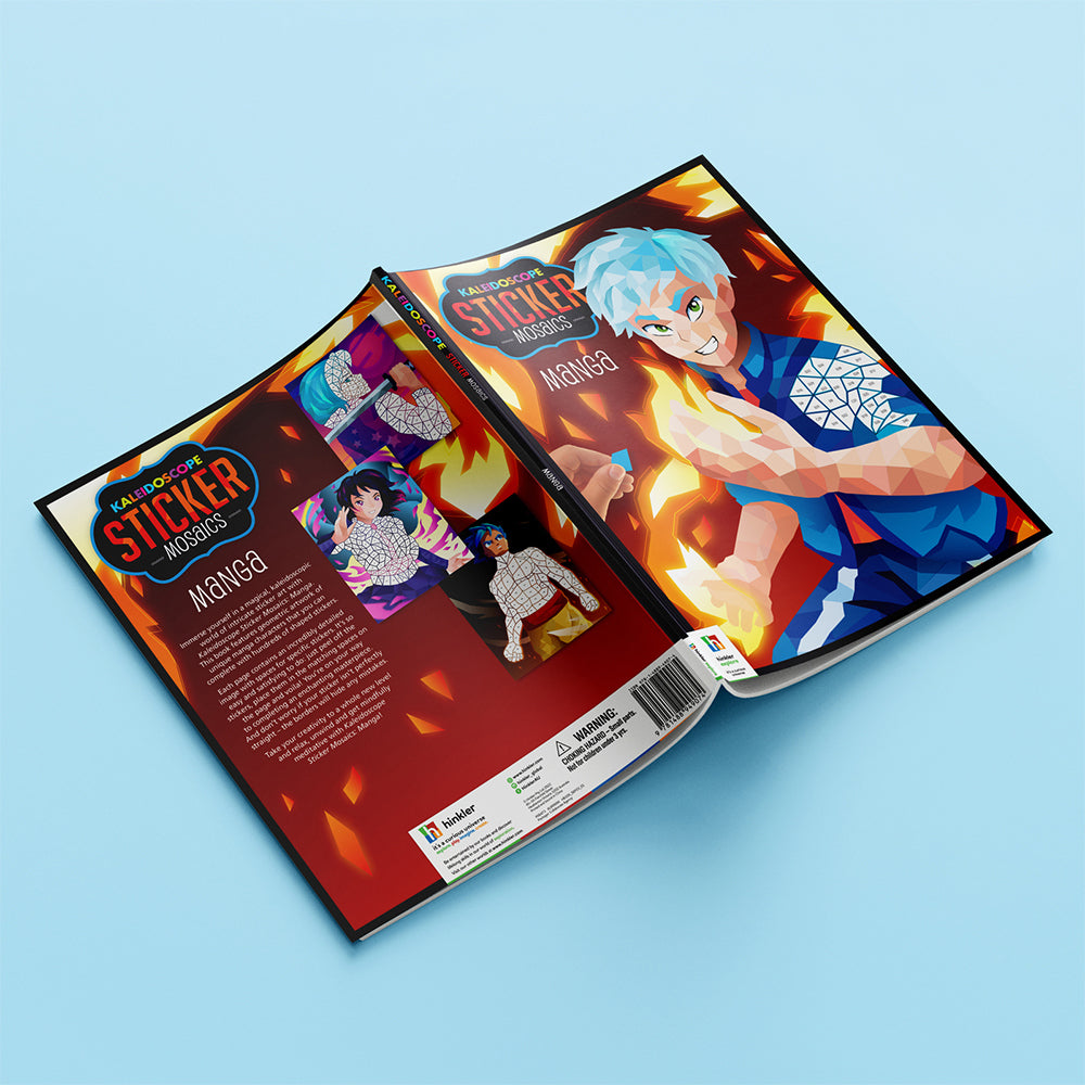 Kaleidoscope Sticker Mosaics Manga Sticker Art Book