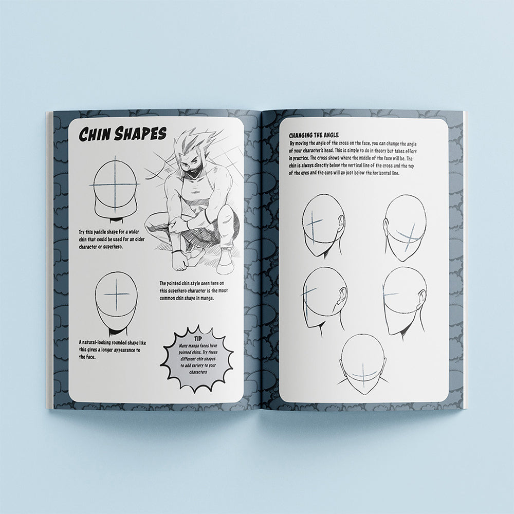Art Maker Manga Sketching Book Adult Activity Book
