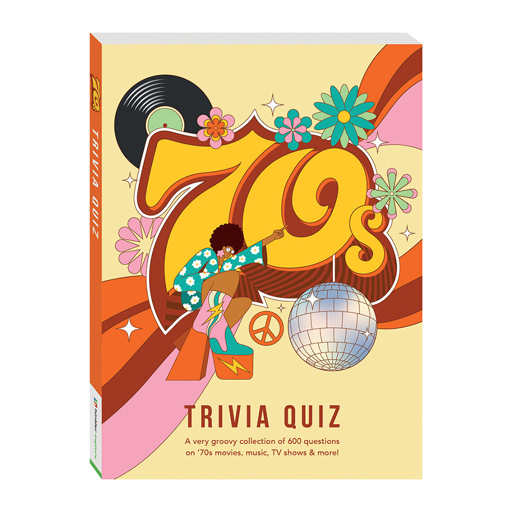 Hinkler Explore 70s Trivia Quiz Pop Culture Trivia Question Book