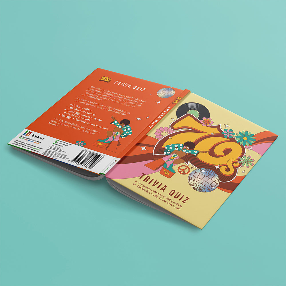 Hinkler Explore 70s Trivia Quiz Pop Culture Trivia Question Book