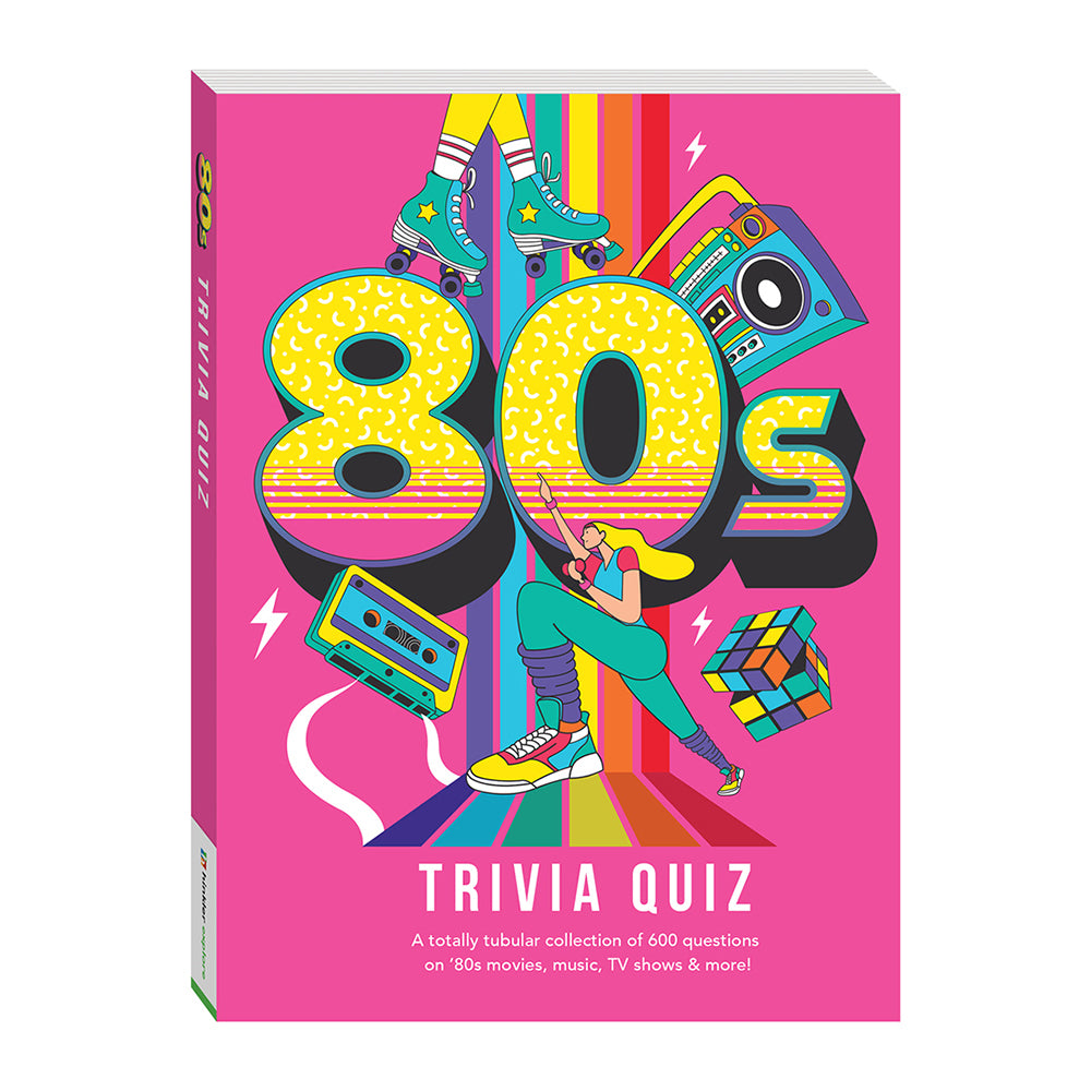 Hinkler Explore 80s Trivia Quiz Pop Culture Trivia Question Book