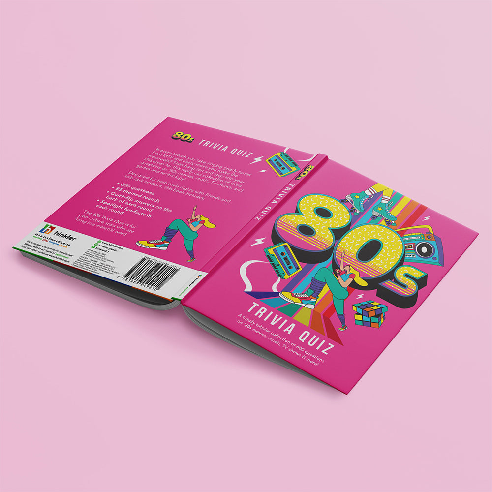 Hinkler Explore 80s Trivia Quiz Pop Culture Trivia Question Book