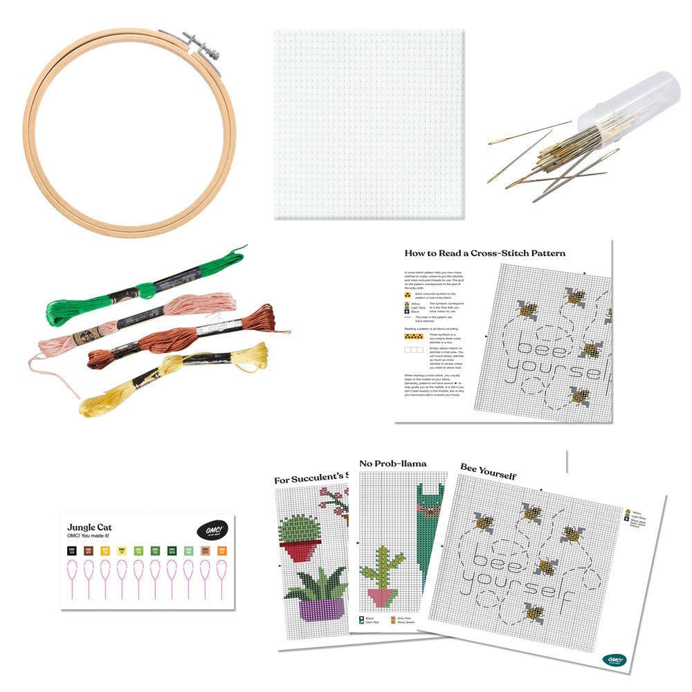 Bookoli OMC Stitch This Cross Stitch Crafting Activity Kit
