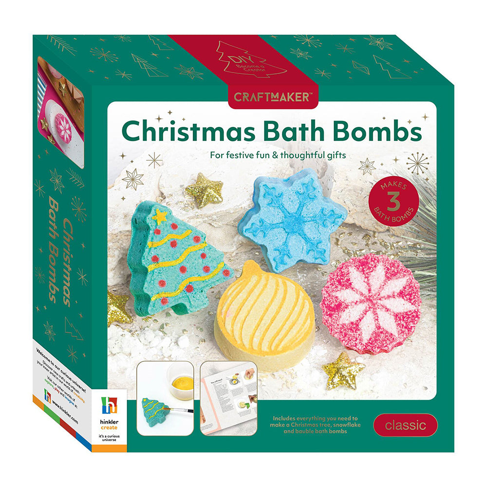 Craft Maker Christmas Bath Bombs Craft Activity Kit