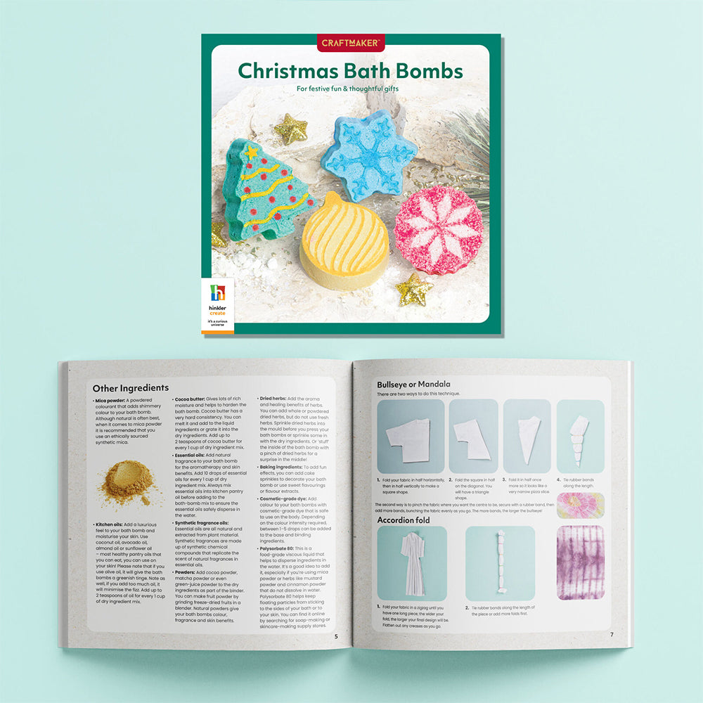 Craft Maker Christmas Bath Bombs Craft Activity Kit