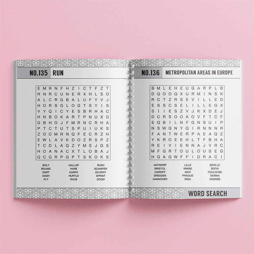 Solve It! 250 Puzzles Word Search Adults Puzzle Book