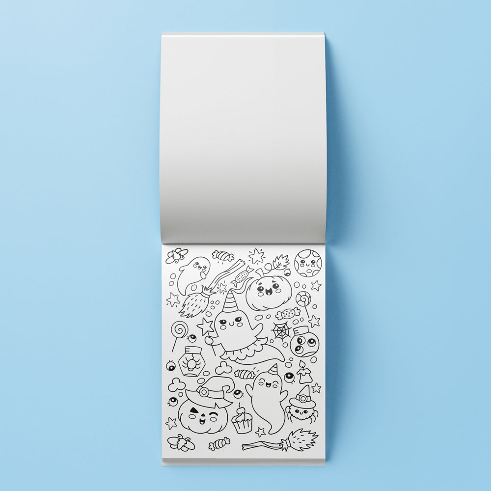 Kaleidoscope Spooky Colouring Kit Kids/Children Activity Pad 6-12y