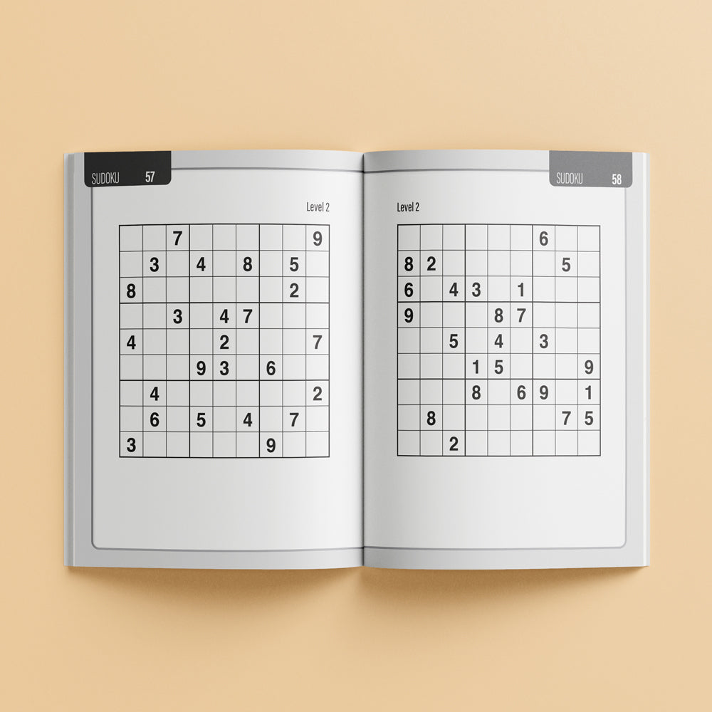 Hinkler Large Print Puzzles Series 3 Sudoku Game Book Adults