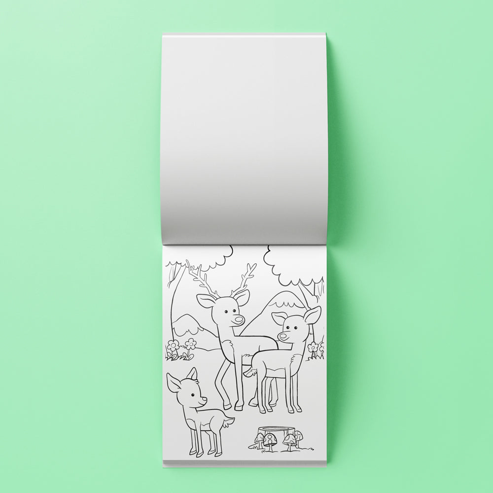 Inkredibles Mess Free Colour Burst In the Wild Activity Book Kids 3+