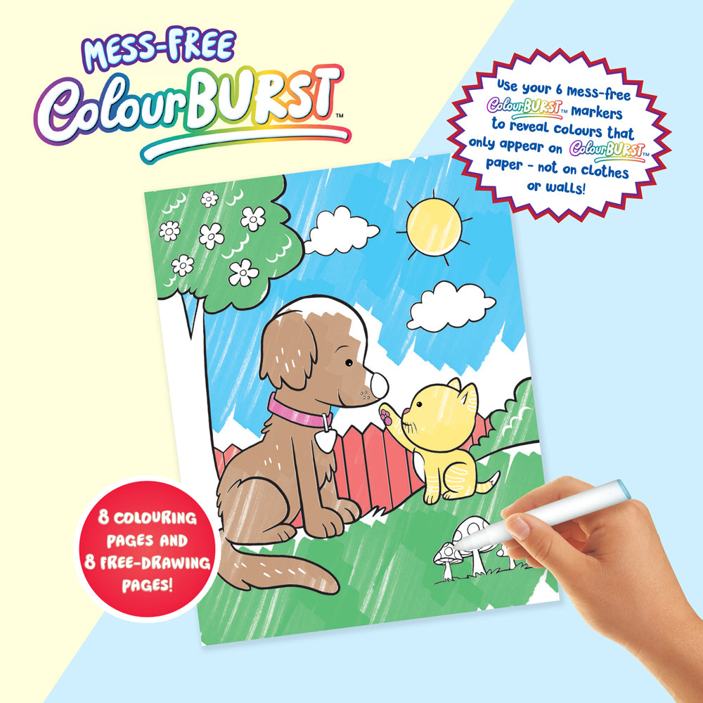 Inkredibles Mess Free Colour Burst Puppies & Kittens Activity Book 3-6y