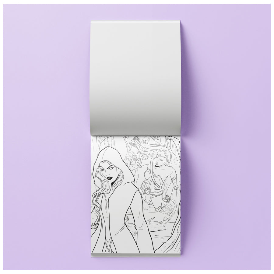 Kaleidoscope Neon Colouring Kit: Comic Art Colouring Activity Kit 6y+