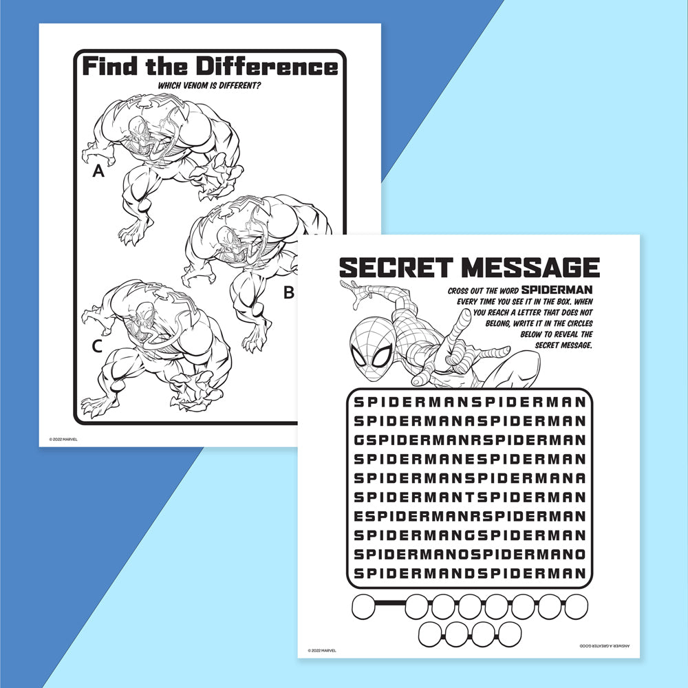 Kaleidoscope Scratch Surprise Spider-Man Kids Activity Book 3-6y