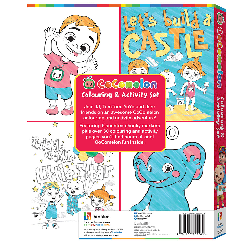 Kaleidoscope Colouring Kit CoComelon Colouring Activity Kit 6y+