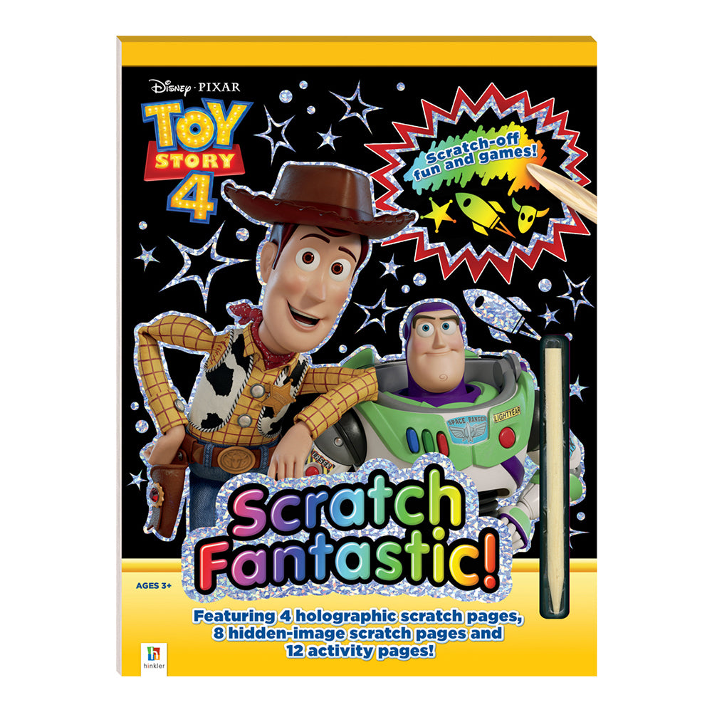 Kaleidoscope Scratch Fantastic Toy Story 4 Kids Activity Book