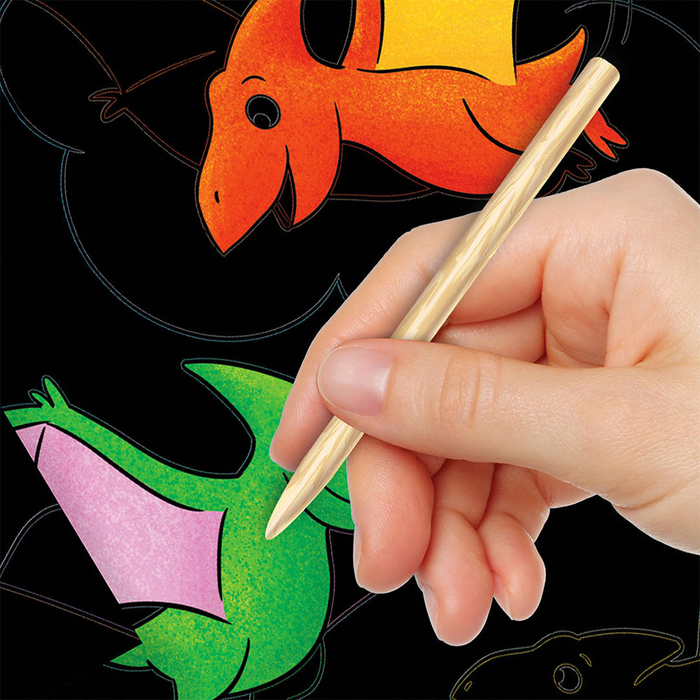 Kaleidoscope Scratch Surprise Dinosaur Discovery Activity Book 3y+