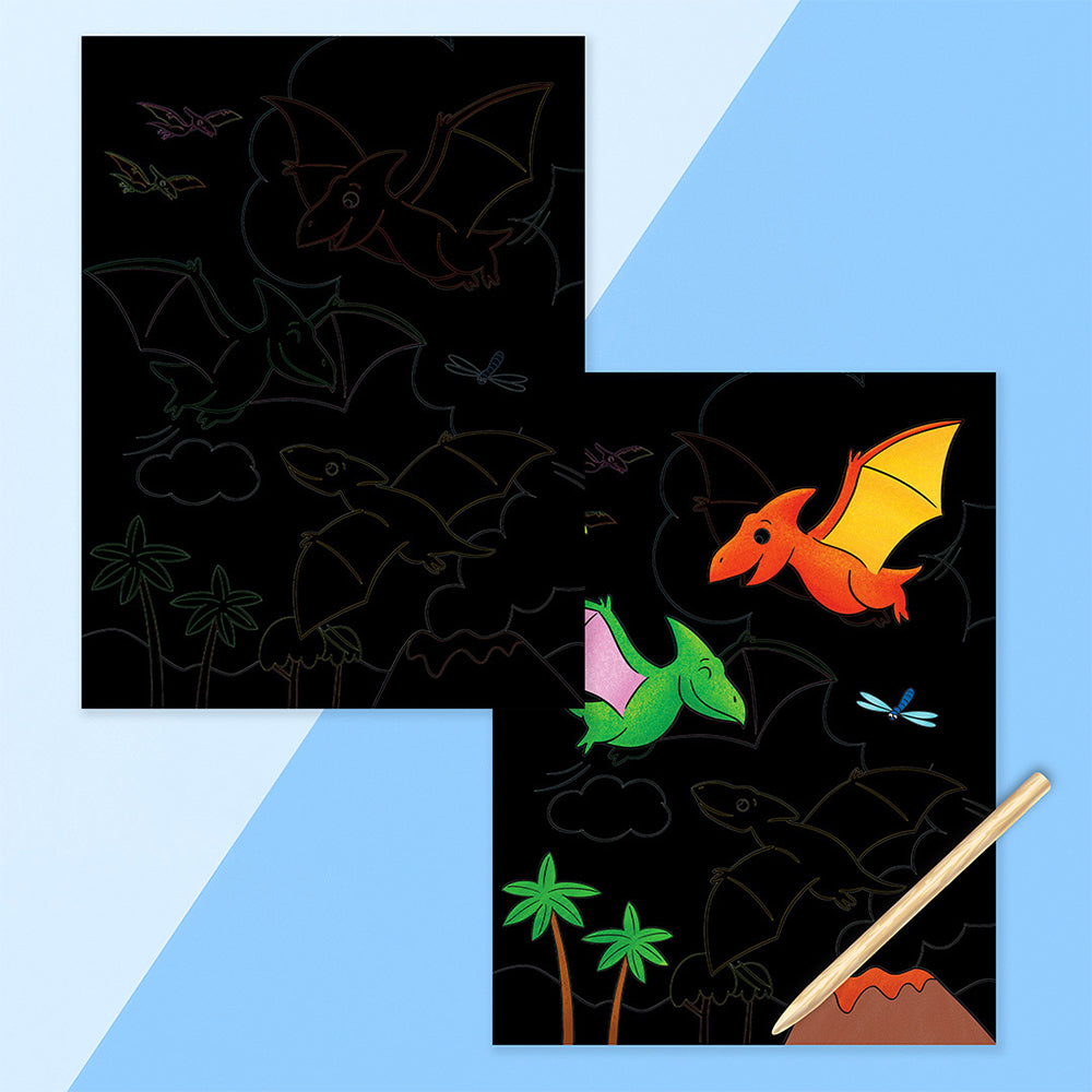 Kaleidoscope Scratch Surprise Dinosaur Discovery Activity Book 3y+