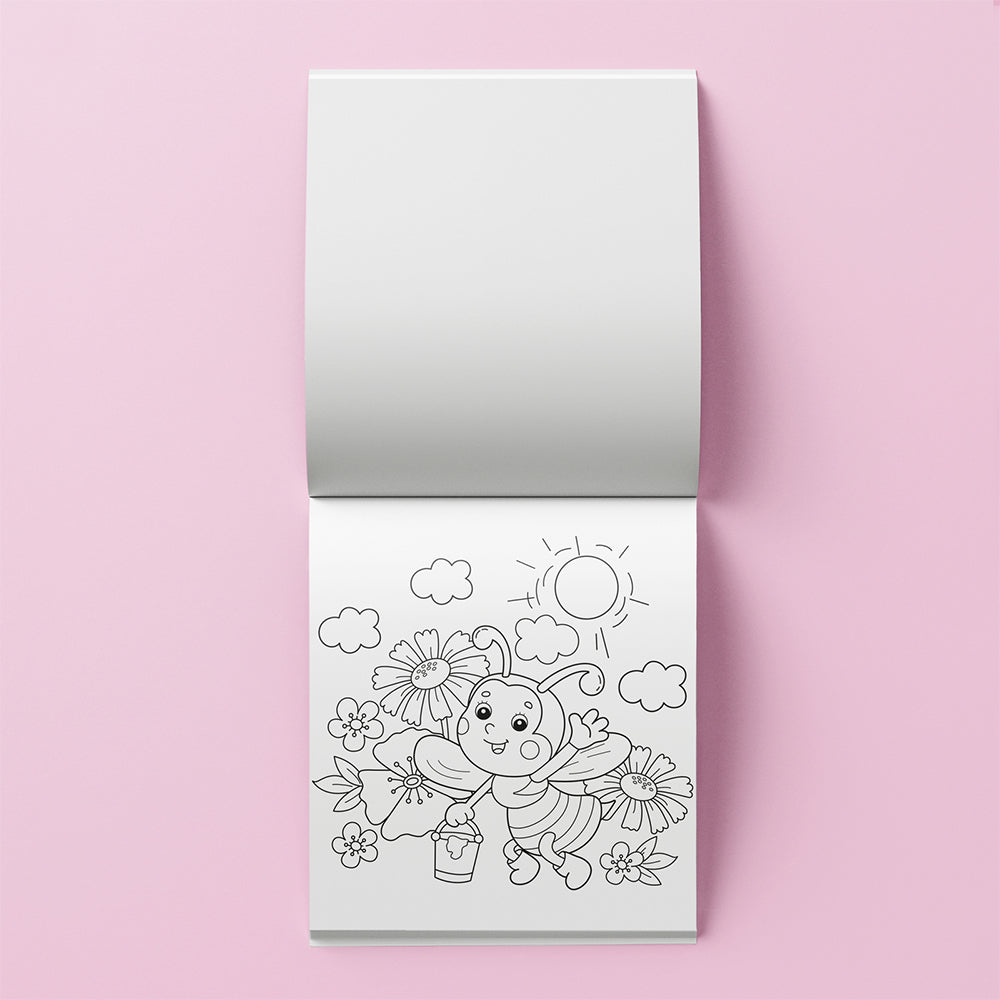 Kaleidoscope Buzzing Garden Colouring & Activity Set Kids Book 3y+