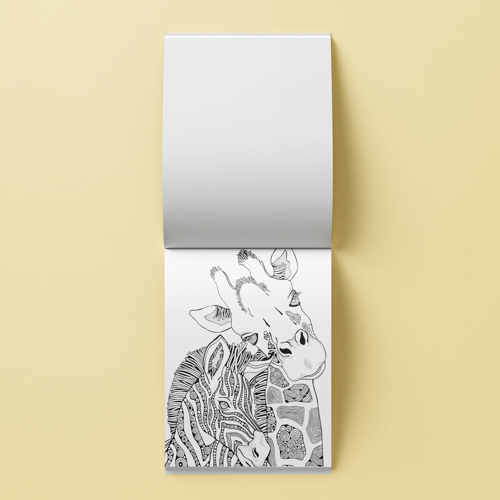 Kaleidoscope Colouring Kit African Adventure Kids Activity Book 6-12y