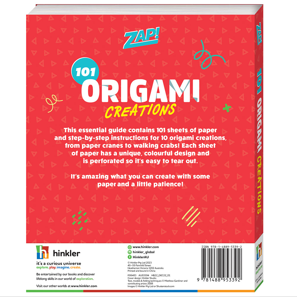 Zap! Extra01 Origami Creations Art Activity Kit 8y+