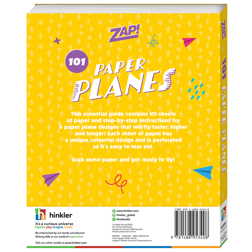 Zap! Extra01 Paper Planes Craft Art Activity Kit 8y+