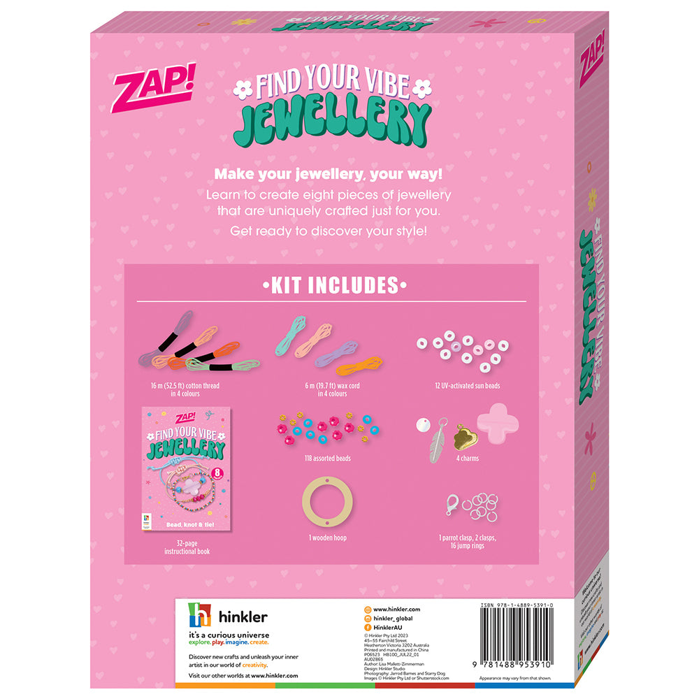 Zap! Extra Zap! Find Your Vibe Jewellery Craft Activity Kit 8y+