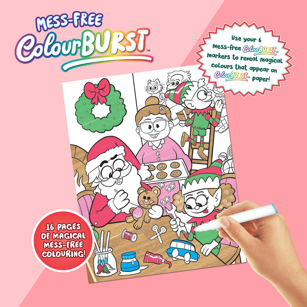 Inkredibles Christmas Mess Free Magic Ink Activity Book Kit Kids 8y+