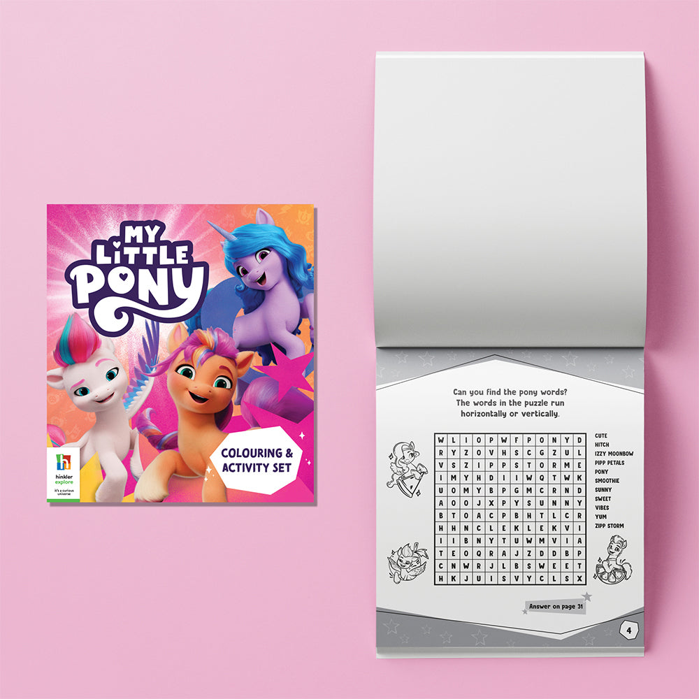 Kaleidoscope My Little Pony Colouring & Activity Set Kids Book 3y+