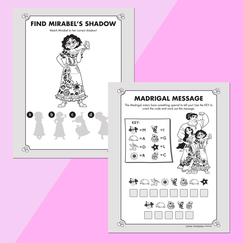 Scratch Surprise Disney Encanto Kids/Children Fun Activity Book 8-12y