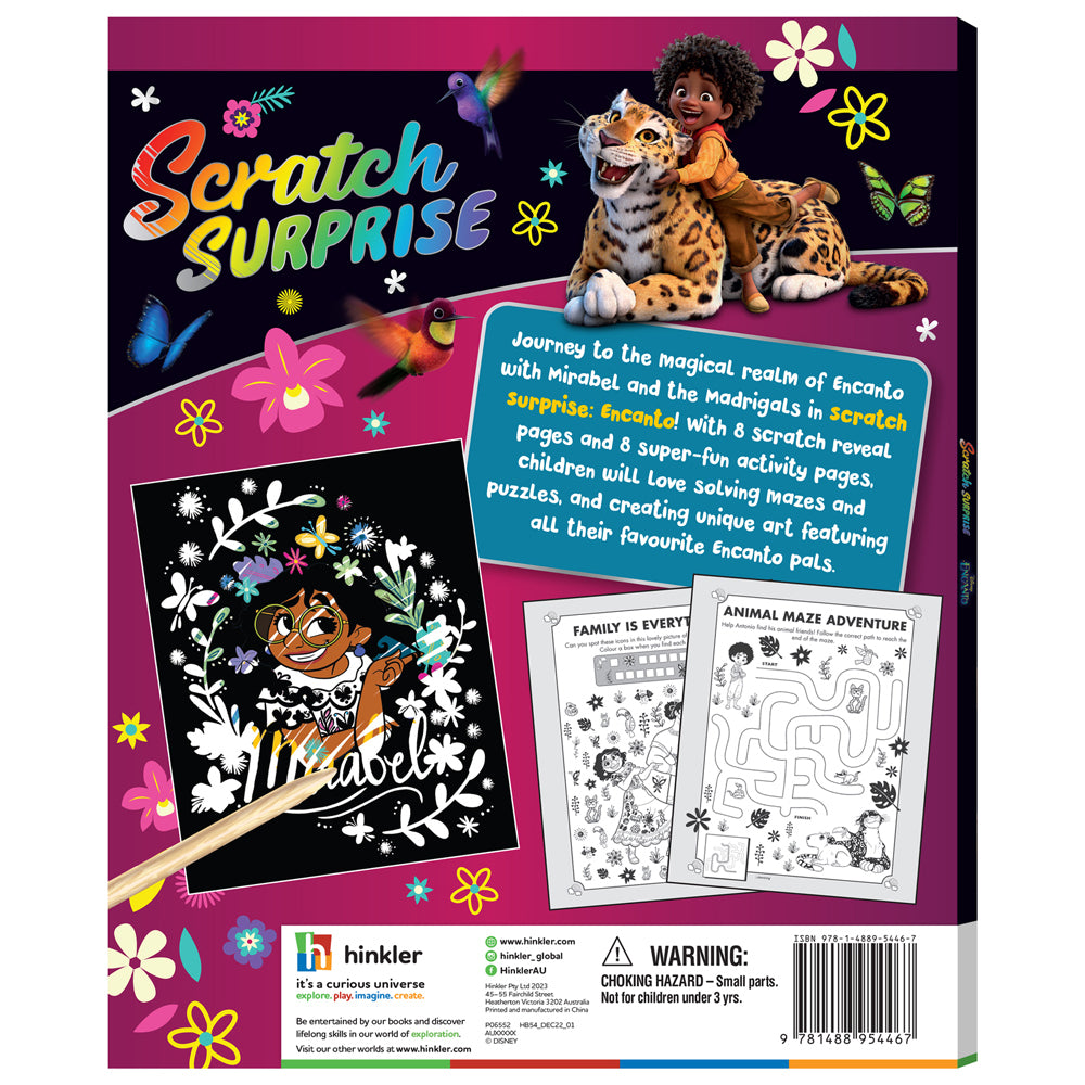 Scratch Surprise Disney Encanto Kids/Children Fun Activity Book 8-12y