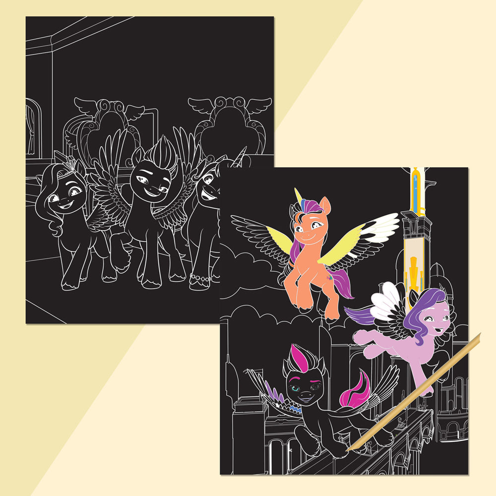 My Little Pony Scratch Surprise Reveal Activity Book Kids 3y+