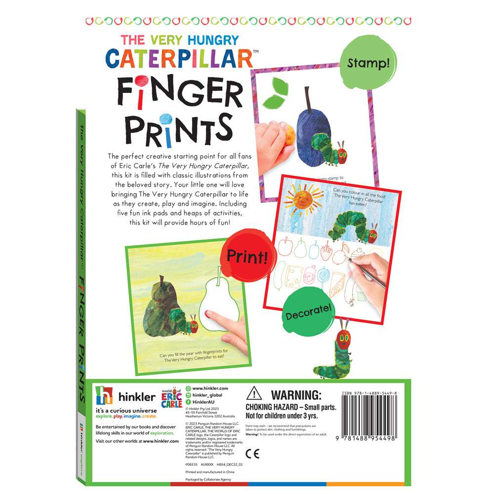 Kaleidoscope The Very Hungry Caterpillar Finger Prints Pad Kids 3-6y