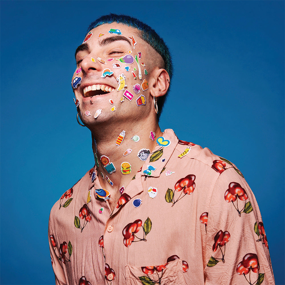 Kaleidoscope Sticker Bomb Hello Happy Kids Activity Book 6y+