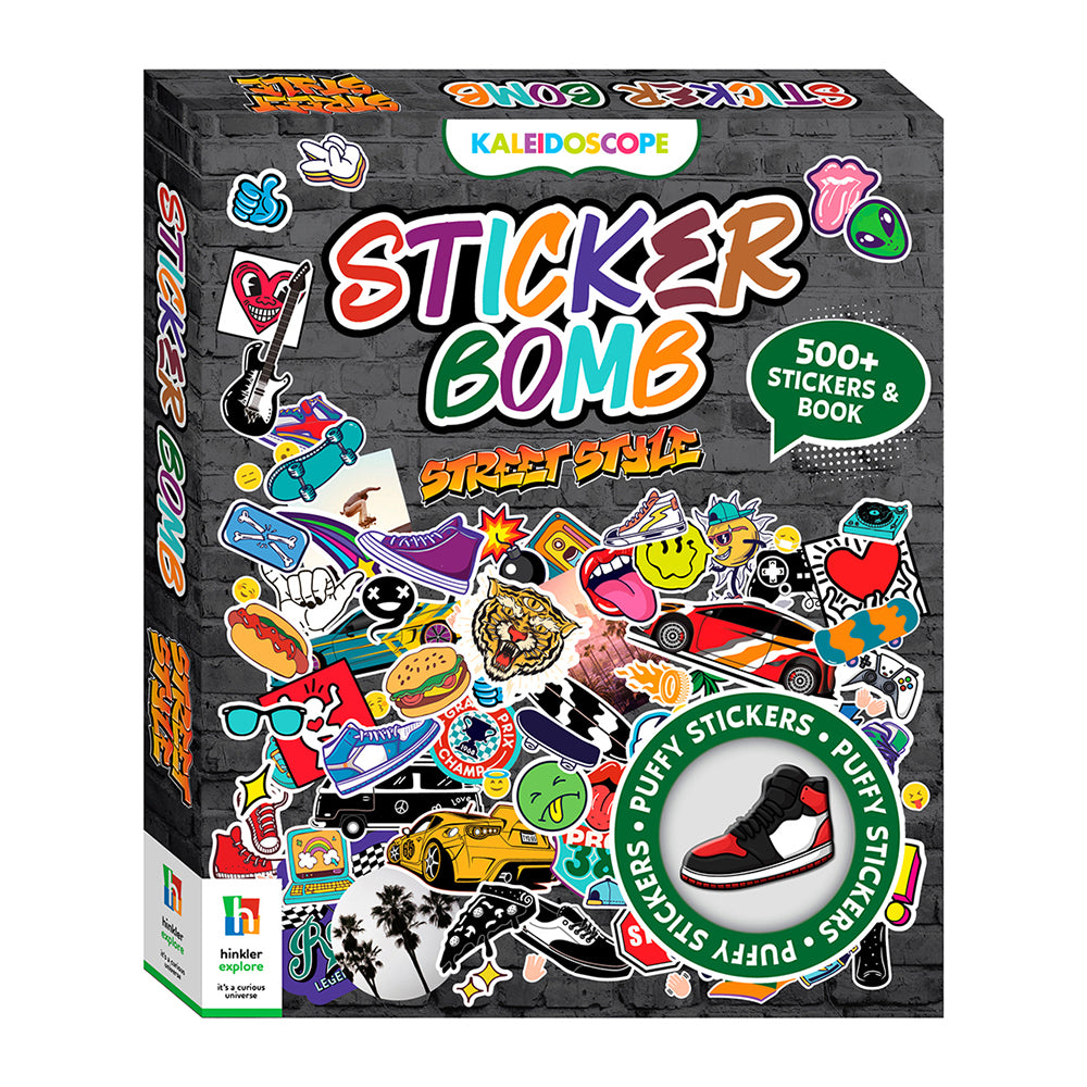 Kaleidoscope Sticker Bomb Street Style Kids Activity Book 8y+