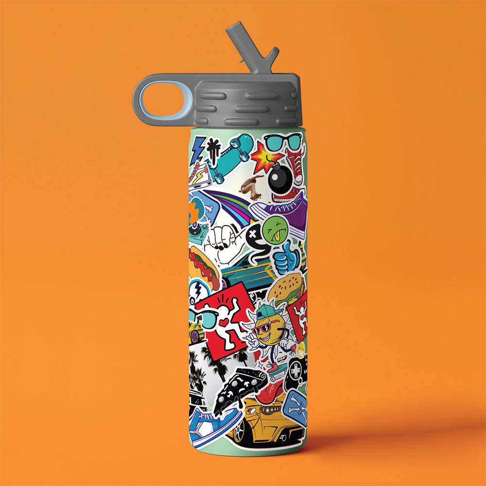 Kaleidoscope Sticker Bomb Street Style Kids Activity Book 8y+