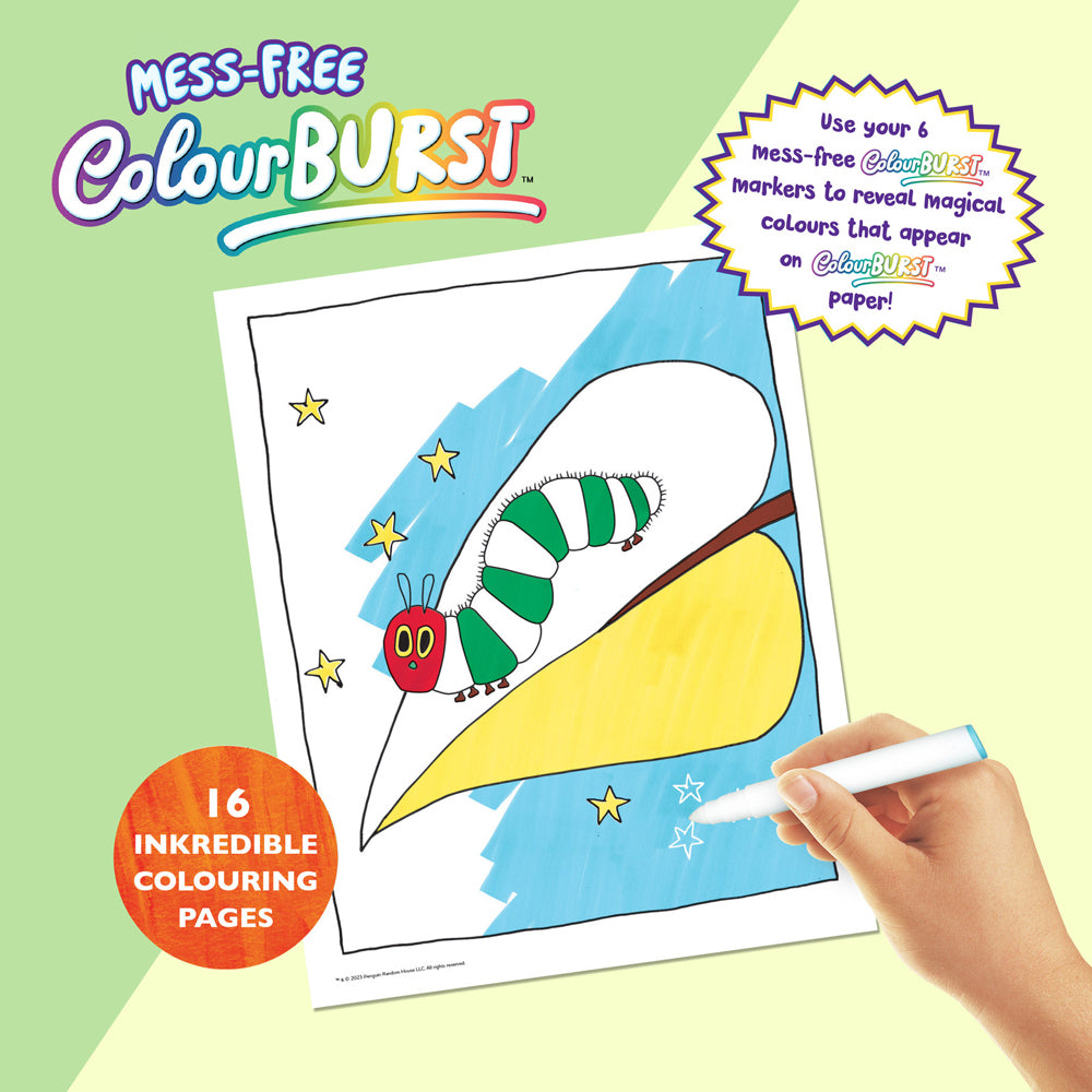 Inkredibles Colour Burst Caterpillar Book/Marker Set Kids 3y+