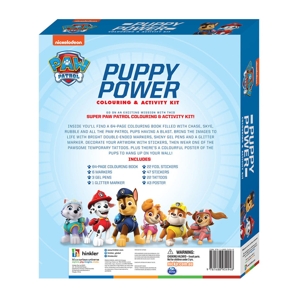 Kaleidoscope Paw Patrol Puppy Power Kids Colouring & Activity Kit