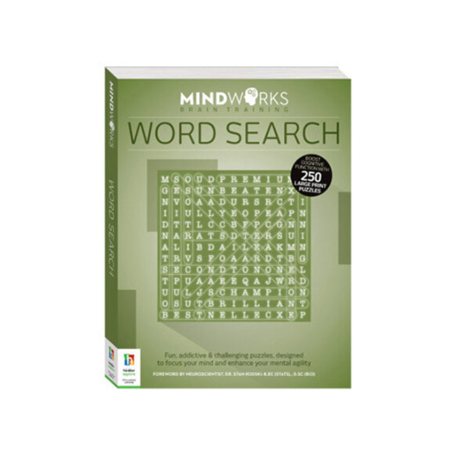 Hinkler Mindworks Brain Training Word Search Teaser Book