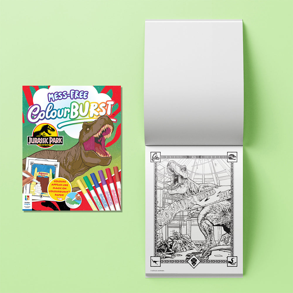 Inkredibles Colour Burst Jurassic Park Colouring Activity Kit 8y+