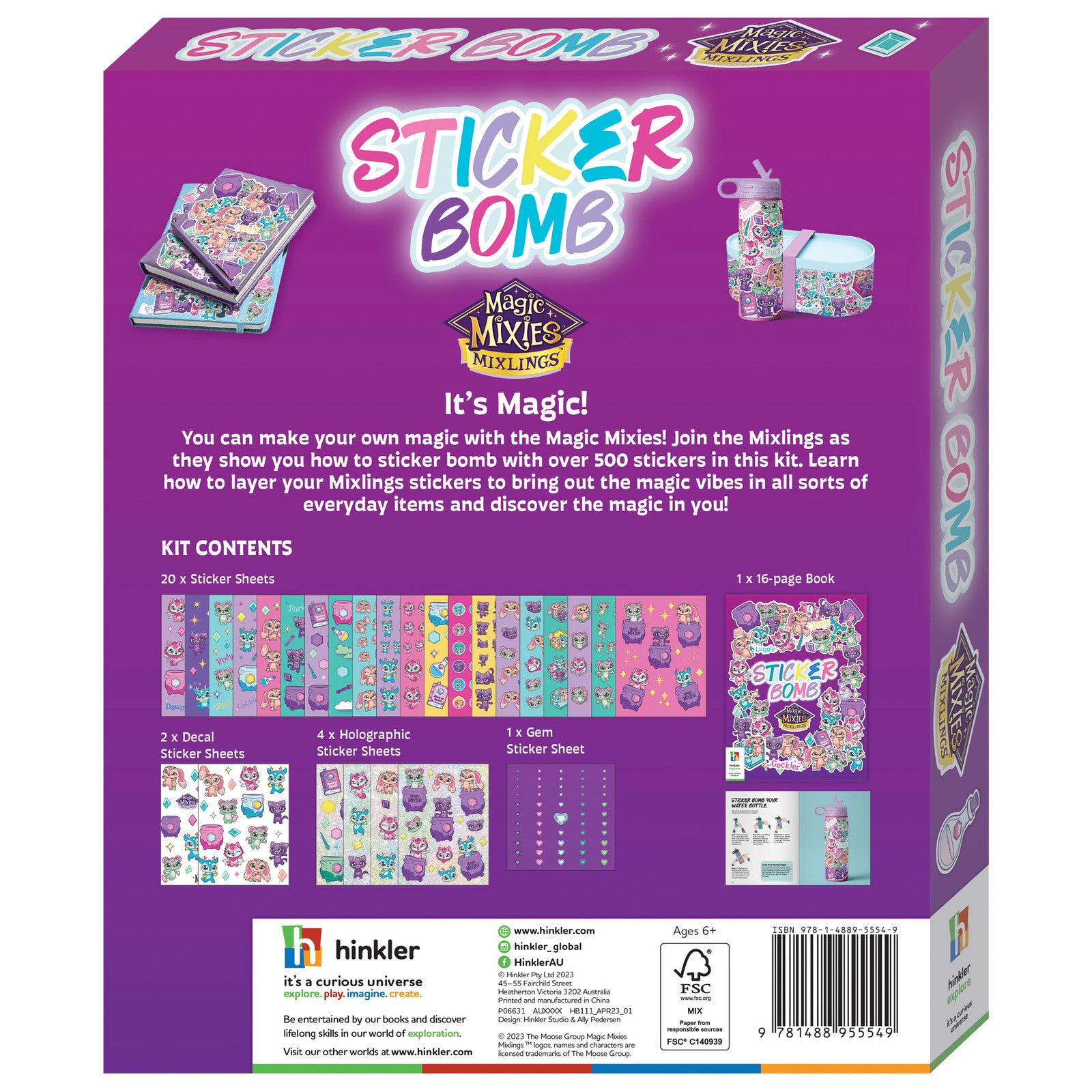 Elevate Kaleidoscope Sticker Bomb Magic Mixies Mixlings