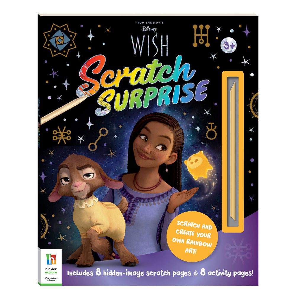 Scratch Surprise Disney Wish Kids/Children Activity Book 3-6y